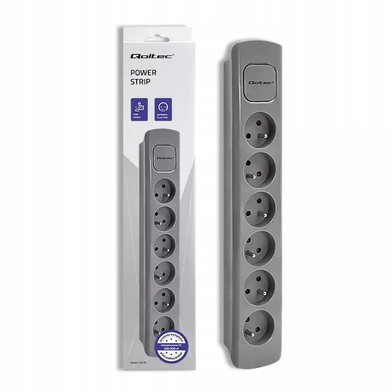 Qoltec 50277 tuote harmaa