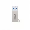 Unitek A1034NI sovitin USB-A-uros – USB-C-naaras, USB 3.1 Gen1, hopea