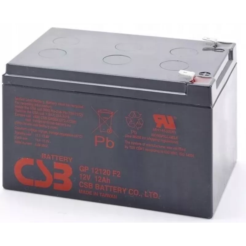 Uusi CSB akku 12Ah 12V alkuperäinen APC UPS:lle