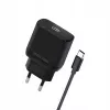 Laturi Beline Beli02168 25W USB-C USB-C-kaapelilla, musta