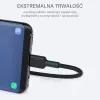 Aukey CB-CA2 OEM USB-C – USB-A -kaapeli, nailonpunos, 2 m, musta