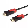 Savio CL-140 HDMI-kaapeli 7,5 m HDMI tyyppi A (Standard) musta, punainen