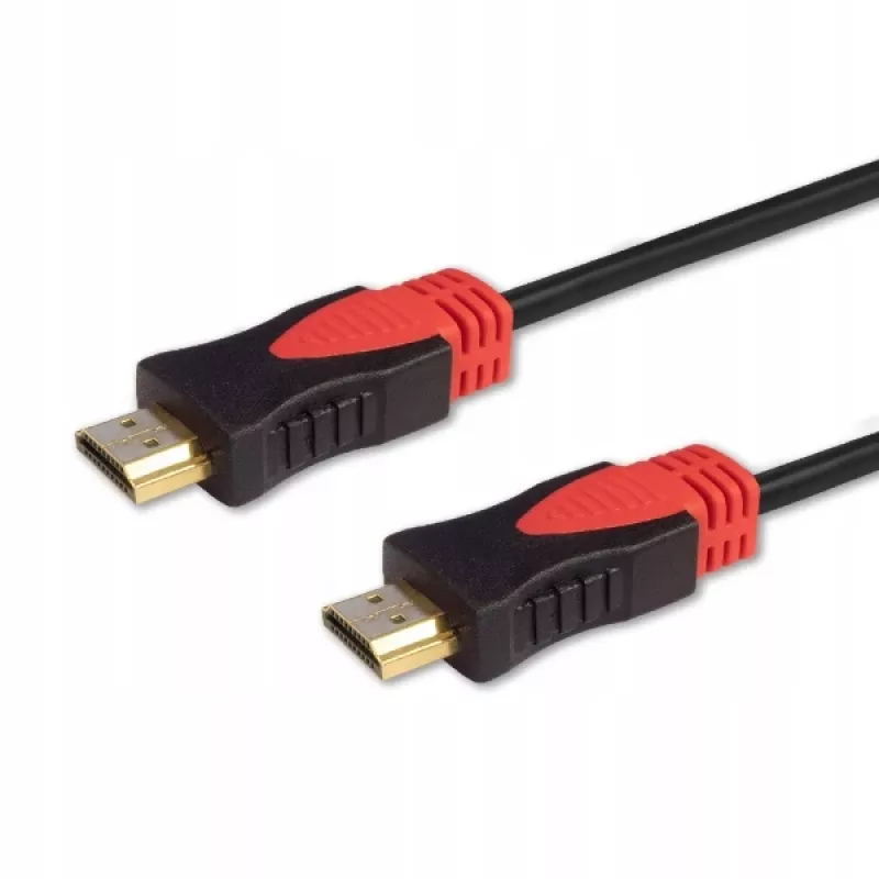 Savio CL-140 HDMI-kaapeli 7,5 m HDMI tyyppi A (Standard) musta, punainen