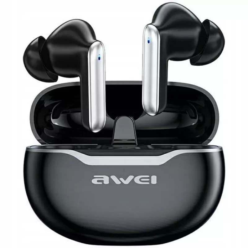 Awei kuulokkeet Bluetooth 5.3 T50 TWS latauskotelo /musta