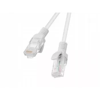 Verkkokaapeli LANBERG PCU5-20CC-0200-S Cat5e U/UTP RJ-45 - RJ-45 2 m harmaa, säikeinen CCA, 100 MHz