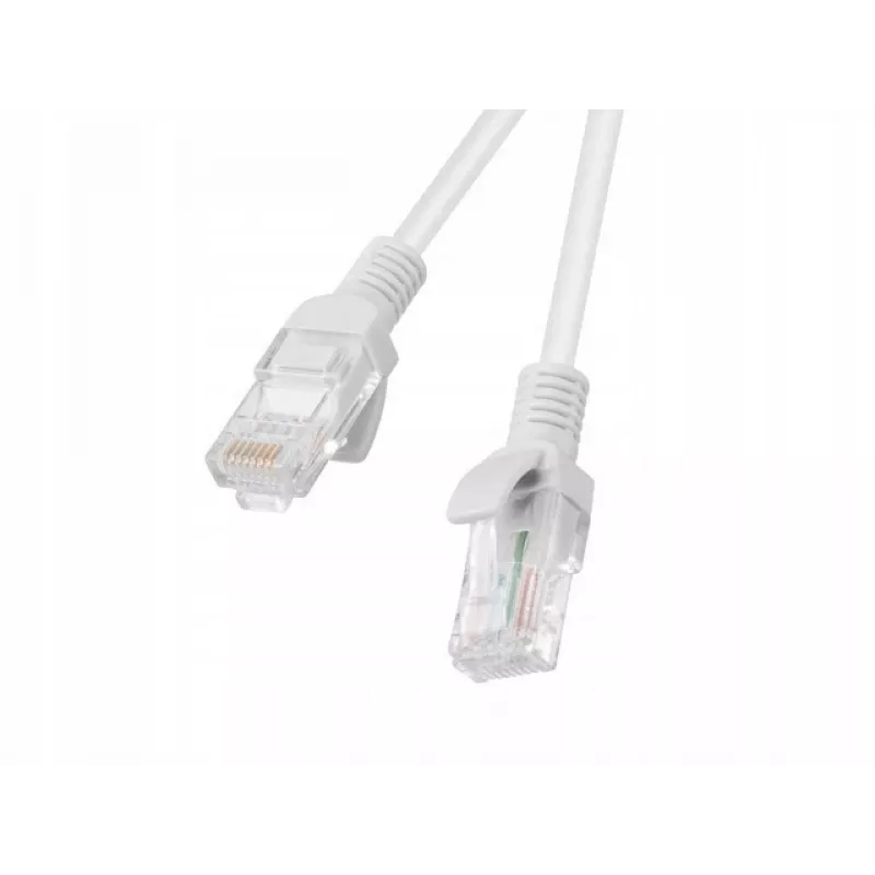 Lanberg PCU5-20CC-0200-S Cat.5e UTP -kytkentäkaapeli, 2 m, harmaa, 10 kpl:n pakkaus