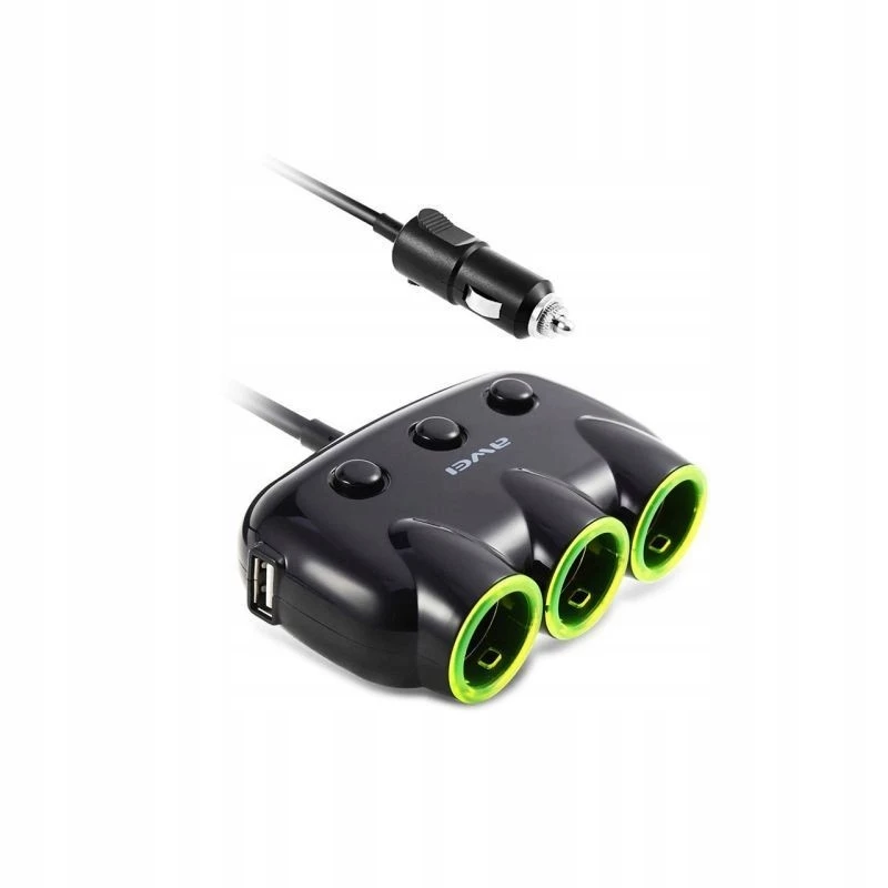 Auton tupakansytytinadapteri Awei C-35 12V- ja 24V-pistorasioihin
