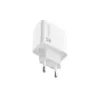 Verkkopikalaturi NATEC RIBERA 12V 20W USB-C PD 3.0 + USB-A Samsung AFC valkoinen