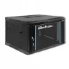 Qoltec 54465 19 tuuman seinälle asennettava palvelinkaappi 6U, 600 x 370 x 600 mm, karkaistu lasiovi, SPCC-teräs