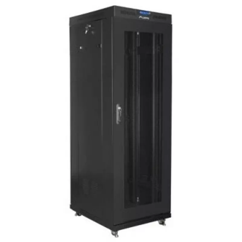 Räkkikaappi LANBERG FF01-6837-23BL 37U vapaasti seisova 1900×600×800 mm IP20 musta