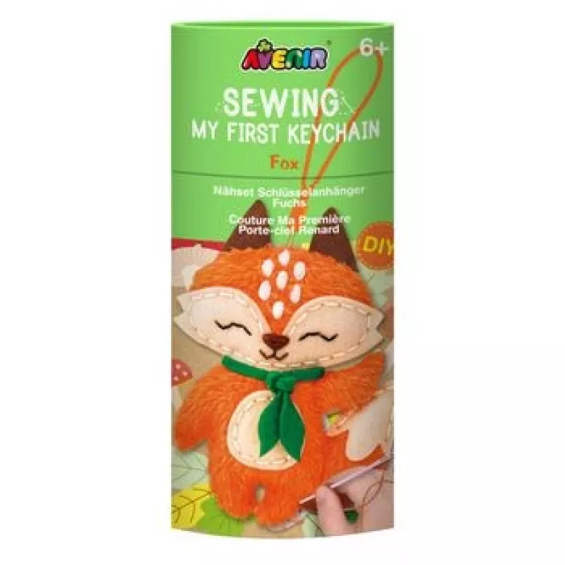 Luova setti MG — avaimenperä kettu ompelu (Uszyj brelok do kluczy - Lis) DIY-setti