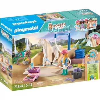 Playmobil Horses of Waterfall – Pesuasema Isabella ja naarasleijona – ikään kuin -leikki & luova leikki 5-10-vuotiaille lapsille – Fat Brain Toys