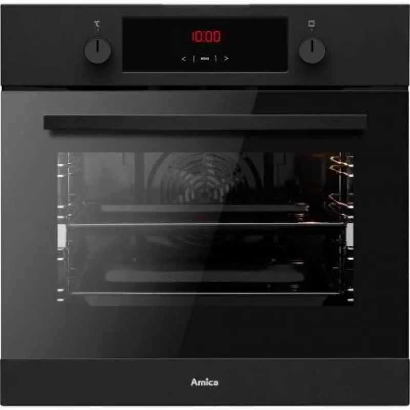 Amica ES37517 Fine 65 L 3100 W kalusteisiin asennettava uuni musta A
