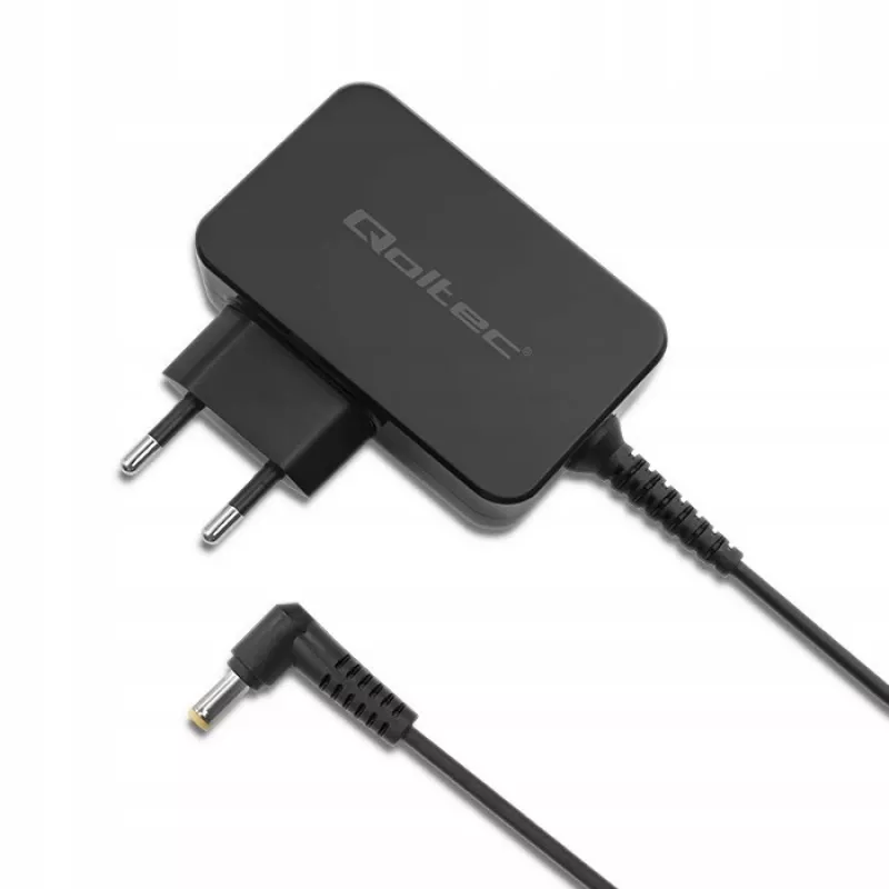 Virtalähde QOLTEC 45W 19V 2,37A 5,5x1,7 mm liittimellä