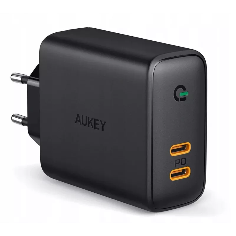 AUKEY PA-D2 laturi mobiililaitteille 36W musta sisäkäyttöön