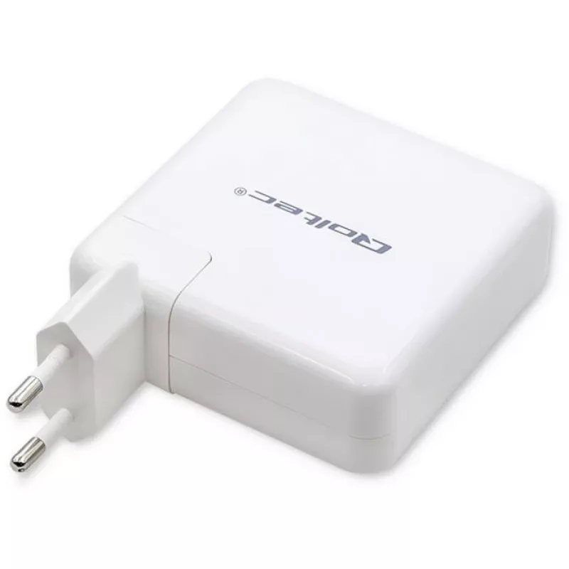 Qoltec GaN-laturi FAST 108W | 5-20V | 3-4.7A | USB C | valkoinen