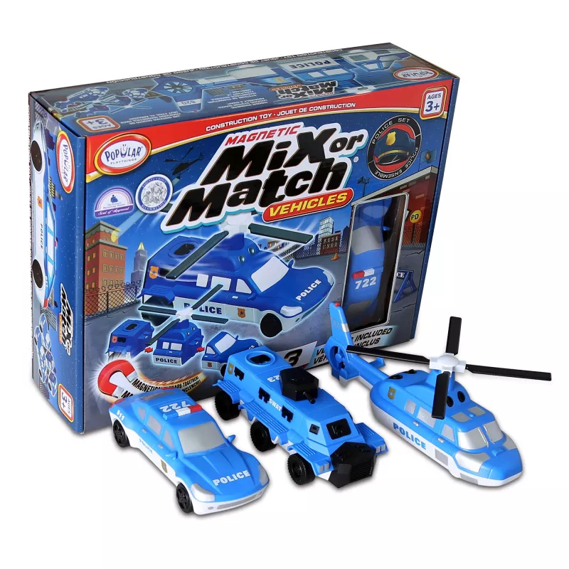 Ajoneuvosarja Popular Playthings Mix or Match Vehicles Police