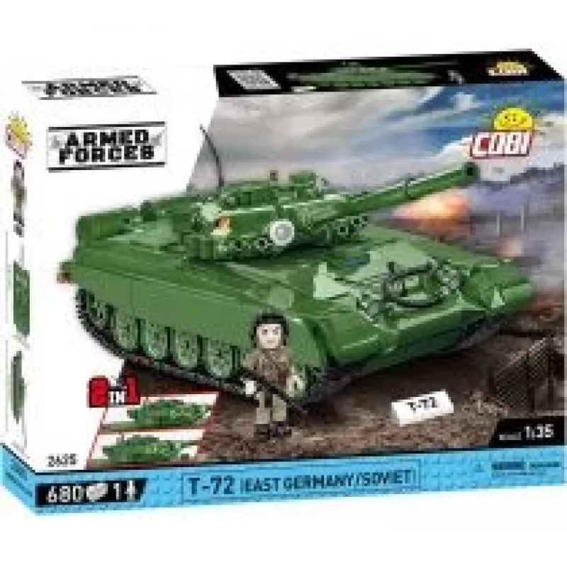 Palikkasarja COBI T-72 Itä-Saksa/Neuvostoliitto 680 osaa