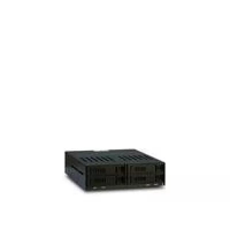 Inter-Tech X-3531 HDD/SSD-vaihtokehys 4x 2,5 tuuman SATA-asemalle 1x 5,25 tuuman paikkaan, 6 Gbit/s, Hot Swap, 30 mm tuuletin, musta
