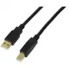 USB-kaapeli LogiLink UA0264 USB 2.0 10 m USB A USB B musta