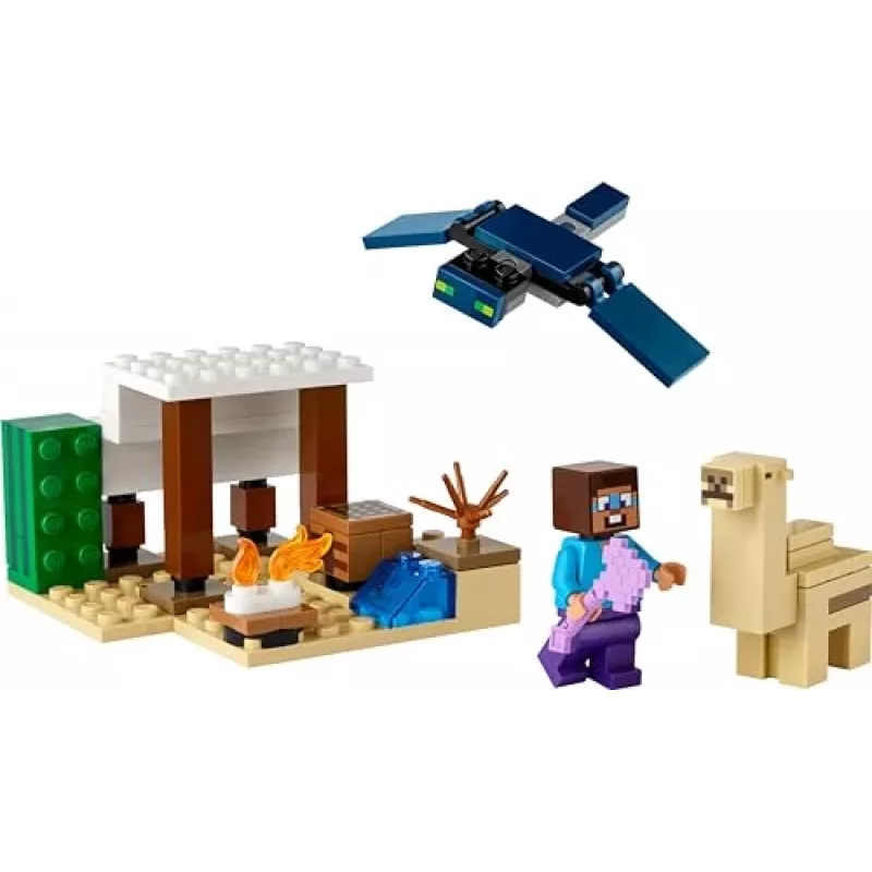 Lego Minecraft 21251 Steves aavikkoretki lelubiomi-rakennussarja