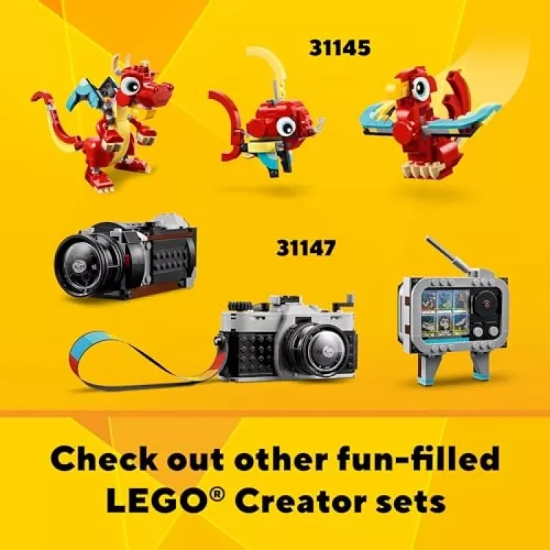 LEGO Creator 3-in-1 31146 Lavettikuorma-auto ja helikopteri