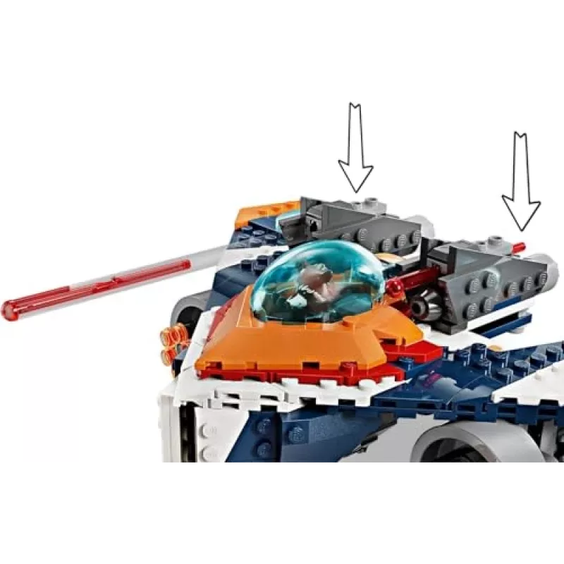 Rakennuslelu LEGO Marvel Super Heroes Rocket avaruusalus 76278 – Rocket ja Ronan setti