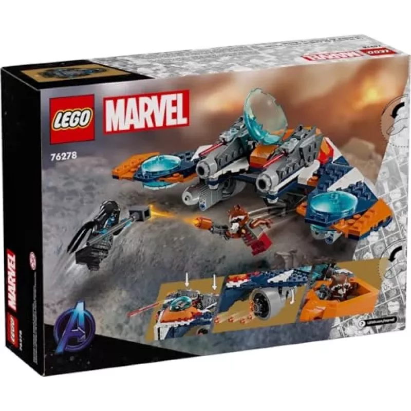 Rakennuslelu LEGO Marvel Super Heroes Rocket avaruusalus 76278 – Rocket ja Ronan setti