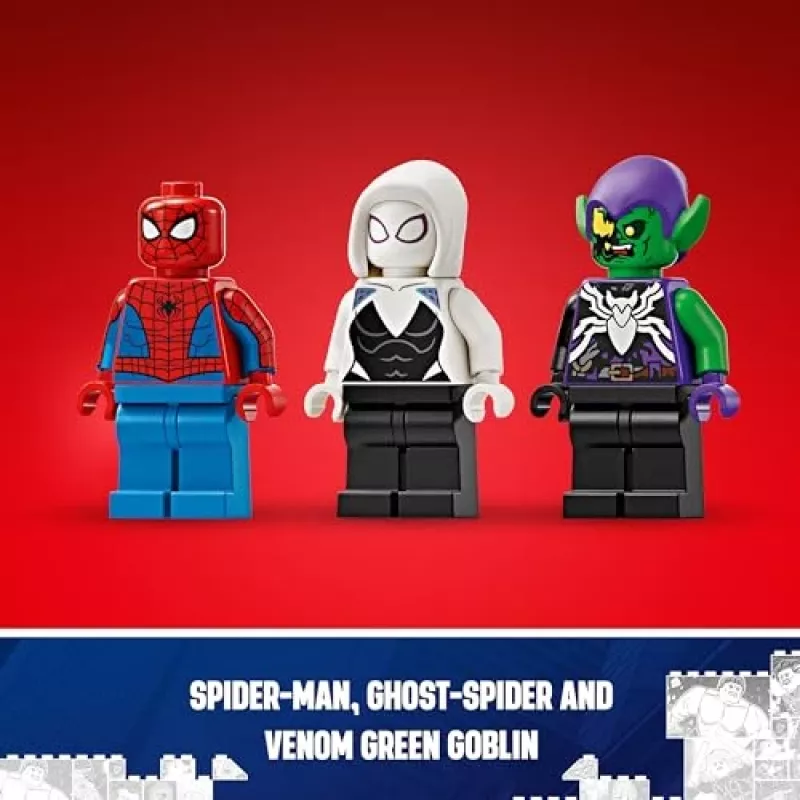 LEGO Marvel 76279 Spider-Man kilpa-auto & Venom Green Goblin rakennussarja