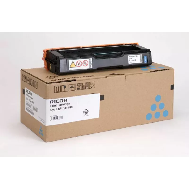 Ricoh SP C310HE -värikasetti 1 kpl alkuperäinen syaani