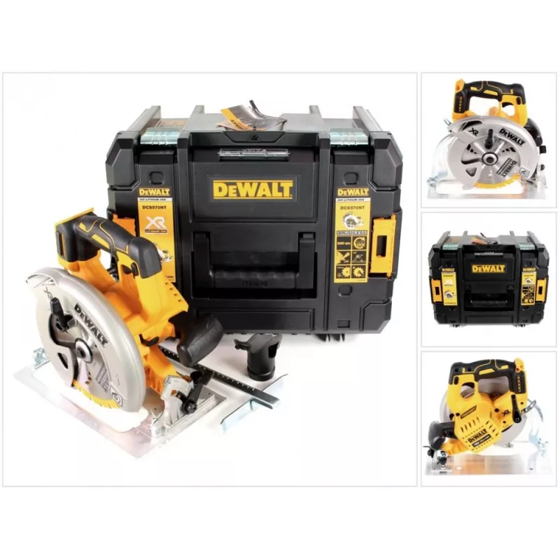 DeWALT DCS570NT-XJ käsipyörösaha 18,4 cm musta, keltainen 5500 kierr./min