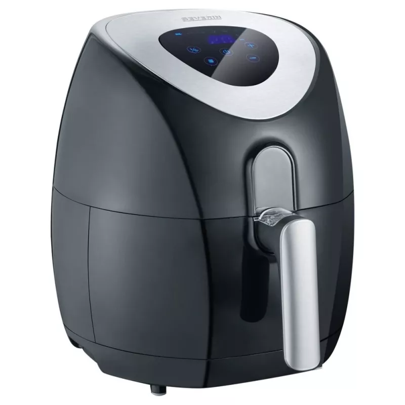 Severin 2430 Single 3,2 l erillinen 1 500 W kiertoilmakypsennin musta, ruostumaton teräs