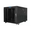 Vapaasti seisova kaappi Lanberg FF01-8015-12BL 15U musta 800 kg