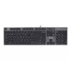 A4Tech KV-300H näppäimistö USB QWERTY musta, harmaa