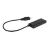 Adapteri MHL(M)->HDMI(F)+USB Micro(BF)(5 PIN) 16 cm