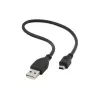 Gembird USB 2.0 A - Mini-USB-urosliitin kaapeli 0,3 m harmaa