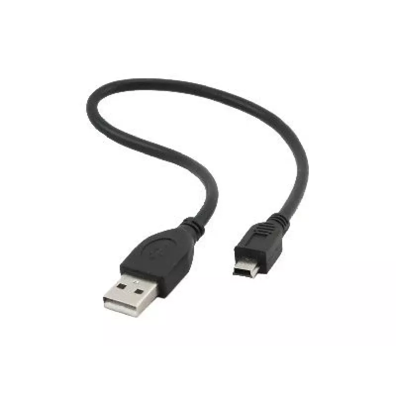 Gembird USB 2.0 A - Mini-USB-urosliitin kaapeli 0,3 m harmaa