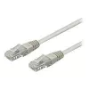 Wentronic Goobay CAT 6 -patchkaapeli, U/UTP, harmaa, 3 m - CCA kupariseos (68409)