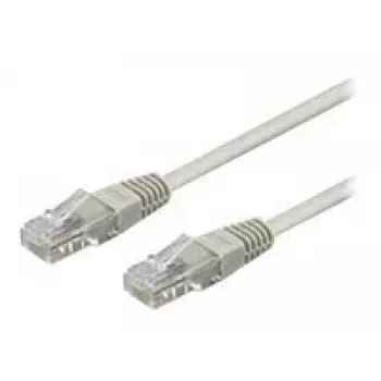 Wentronic Goobay CAT 6 -patchkaapeli, U/UTP, harmaa, 3 m - CCA kupariseos (68409)