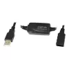 LogiLink UA0143 USB-kaapeli USB 2.0 USB-A-uros naaras 10,00 m musta