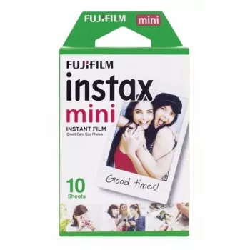 Instax Mini pikakuvakamera filmi valkoisella reunalla, 10 kpl:n pakkaus, sopii kaikkiin Instax Mini kameroihin ja tulostimiin, Mini 10 kuvaa valkoisella reunalla