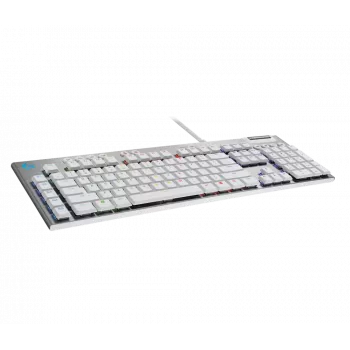 LOGITECH G815 LIGHTSPEED RGB mekaaninen pelinäppäimistö – GL Tactile - VALKOINEN - PAN - USB - NORDIC-613 - TACTILE SWITCH