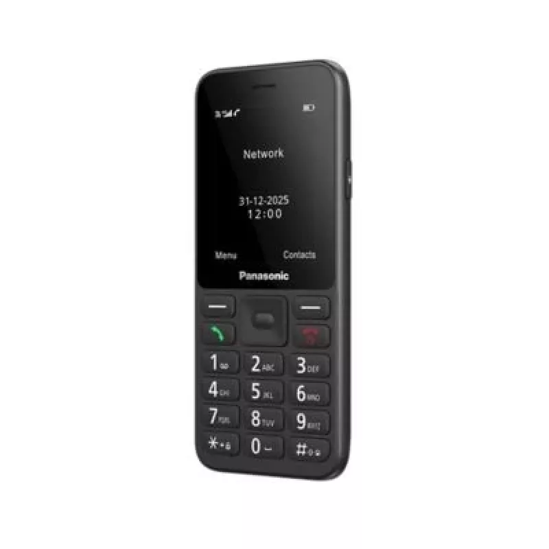 Panasonic KX-TU260EXB 4G taittuva matkapuhelin musta