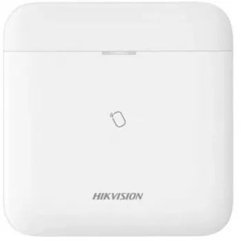Hikvision AX PRO hybridi langaton keskusyksikkö, 96 langatonta vyöhykettä, 8 langallista vyöhykettä, Wi-Fi, 868 MHz, 4G, valkoinen (DS-PWA96-M-WE)