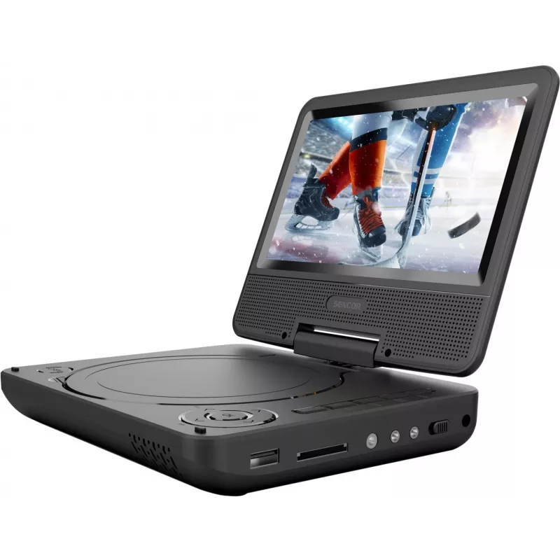 SENCOR SPV 2075 7 tuuman kannettava DVD-soitin USB/SD-liitännällä, 7 tuuman LCD-näyttö