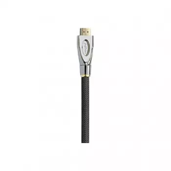 PYTHON HDMI 2.0 -kaapeli 2 m musta 4K 60Hz 18Gbps nylonpunos