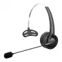 LogiLink BT0075 Bluetooth 6.0 mono-kuuloke joustavalla mikrofonilla, musta