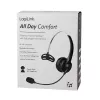 LogiLink BT0075 Bluetooth 6.0 mono-kuuloke joustavalla mikrofonilla, musta