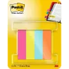3M Post-it sivumerkki 670-4-POP assorted 4x50 arkkia/pakkaus