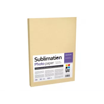 COLORWAY PSM100050A4 sublimaatiotransferpaperi A4 100 g/m² kiiltävä 50 arkkia